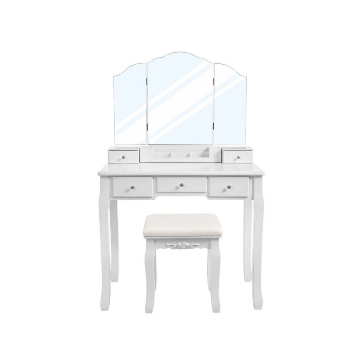 Meigilaud 80x40x137.5cm valge Kirjutuslauad