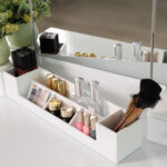Meigilaud 80x40x137.5cm valge Kirjutuslauad