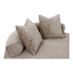 Kairo päevavoodi kahe šenillpadjaga, ümmargune, naturaalne Magamistuba