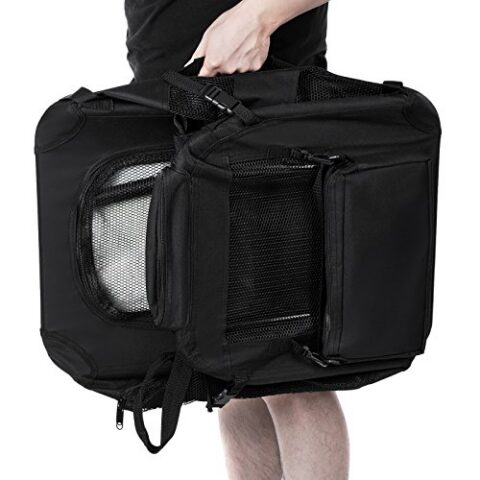 Koerakuut 70.0×52.0x52.0cm must Kasside transportkorvid ja puurid