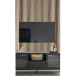 Akustiline akustiline paneel, puiduspoon, naturaalne, tamme imitatsioon, 2400x600x22 mm Sisustus