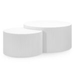 Kohvilaua komplekt ZOE sooneline valge Mööbel Homewell 9