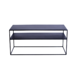 TV-alus RTV laud TENSIO 2korruseline metall 100×45 must Elutoamööbel Homewell 7