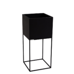 Lillepott PALMUS METALL 80x35x35 must Sisustus Homewell 7