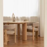 Söögitool HARRIS Puidust Kreemjas Boucle Söögilauatoolid, taburetid, pingid Homewell 11