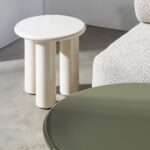 Kohvilaud Abilaud 40cm LOLA kreemjas läikiv Elutoamööbel Homewell 8