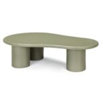 Kohvilaud NUBE oliivroheline matt ümarad kujundid Elutoamööbel Homewell 7