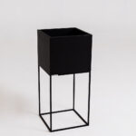 Lillepott PALMUS METALL 80x35x35 must Sisustus Homewell 8