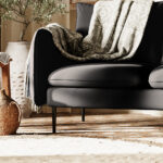 Nurgadiivan POSH P BLACK teras (et91) must Elutoamööbel Homewell 11