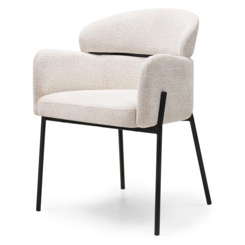 Söögitool MAREO ekrü/mustad jalad minimaalne kogus – 2 tk Söögilauatoolid, taburetid, pingid