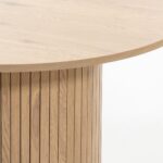 Söögilaud 120 cm UNANIME ümmargune liistudega tamm Söögilauad Homewell 11