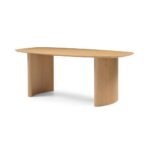 Söögilaud 200 cm MARIS ovaalne naturaalne tammevineer Söögilauad Homewell 14