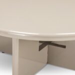 Kohvilaud 80 cm LARNA beež läikiv Elutoamööbel Homewell 9