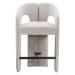 Polsterdatud taburet JOEL hallikasbeež Baaripukid ja baaritoolid Homewell 6