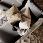 Nurgadiivan POSH P BLACK teras (et91) must Elutoamööbel Homewell 13