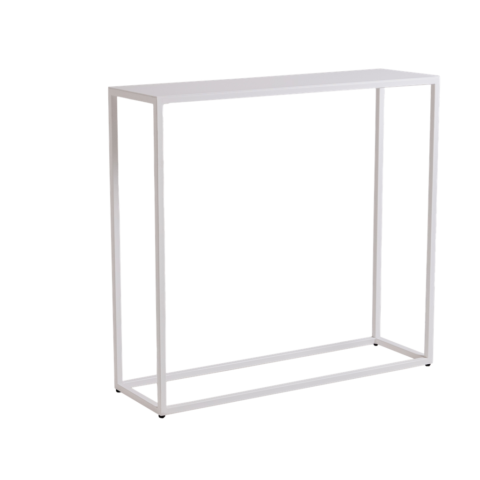 Konsoollaud Konsool JULITA METAL 921F valge Elutoamööbel