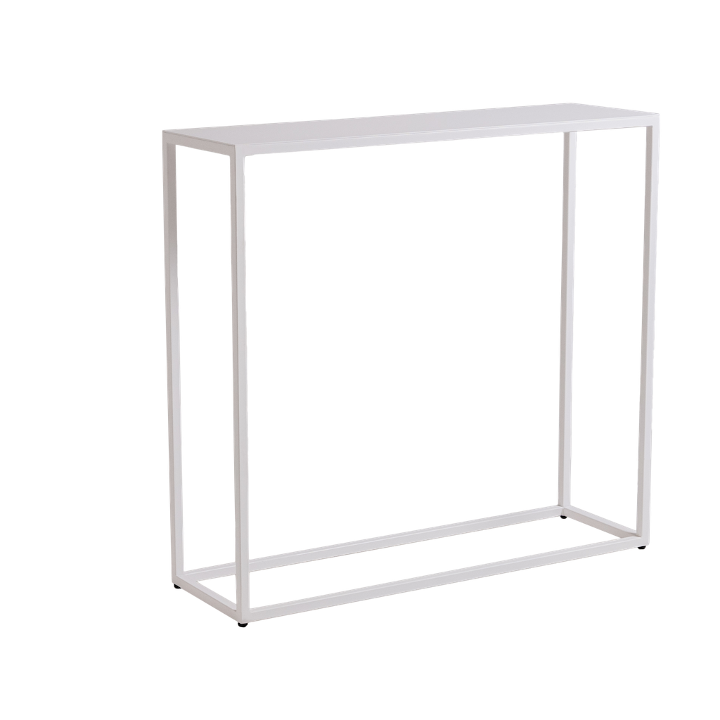 Konsoollaud Konsool JULITA METAL 921F valge Elutoamööbel Konsoollaud Konsool JULITA METAL 921F valge Elutoamööbel