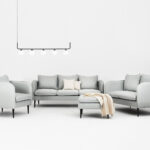 Diivan POSH BLACK 2kohaline platyna(et90) must Diivanid Homewell 8