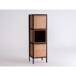 Riiul SKAP 1R3 MIX must Elutoamööbel Homewell 9