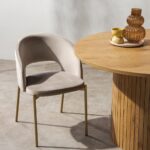 Tool MORES beežid/kuldsed jalad Söögilauatoolid, taburetid, pingid Homewell 11