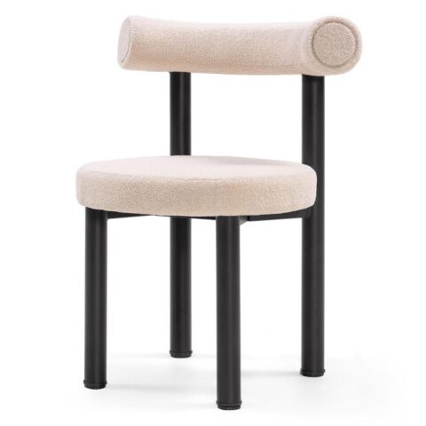 Söögitool PERER beežid/mustad jalad buklee minimaalne kogus – 2 tk Söögilauatoolid, taburetid, pingid