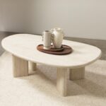 Kohvilaud 130 cm NADIN travertiin Elutoamööbel Homewell 10