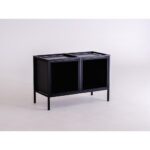 Riiul SKAP BLACK 2R1 BOKS x2 Elutoamööbel Homewell 10