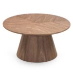 Ümmargune kohvilaud 90 cm MARIEL pähkel Elutoamööbel Homewell 11