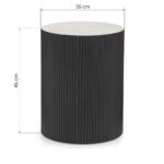 Kohvilaud Abilaud RYU 35 cm must sooneline Elutoamööbel Homewell 9