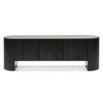 TV-alus NOIR must sooneline paagutatud Elutoamööbel Homewell 10