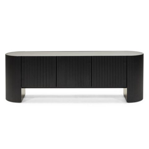 TV-alus NOIR must sooneline paagutatud Elutoamööbel