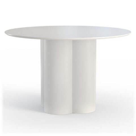 Ümmargune COLONA söögilaud hallikasbeež Söögilauad