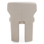 Polsterdatud tool SELEN kreemikas buklee ümarad vormid Söögilauatoolid, taburetid, pingid Homewell 17