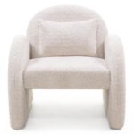 Tugitool JADA helebeež ümar Elutoamööbel Homewell 9