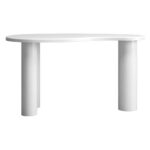 Konsoollaud Kirjutuslaud/konsool 140 cm MOLYA valge ümarad kujundid Elutoamööbel Homewell 14