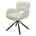 Pöördtool COZAL helebeež mustad jalad Söögilauatoolid, taburetid, pingid Homewell 9