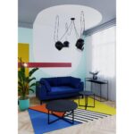 Konsoollaud Konsool TENSIO 2korruseline metall 100×35 must Elutoamööbel Homewell 9