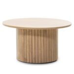 Kohvilaud 80 cm UNANIME ümmargune liistudega tamm Elutoamööbel Homewell 10