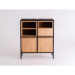 Riiul SKAP 2R2 MIX must Elutoamööbel Homewell 10