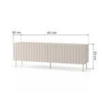 TV-alus TIRAMI hallikasbeež sooneline Elutoamööbel Homewell 12