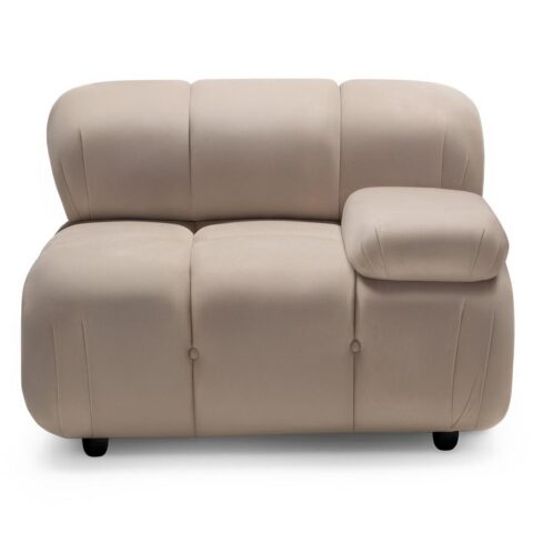 Suur parempoolne moodul URBANIQUE helebeež samet POLSTER