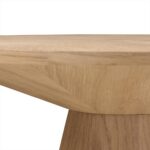 Kohvilaud Abilaud ORB 60 cm ümmargune naturaalne tammevineer Elutoamööbel Homewell 11