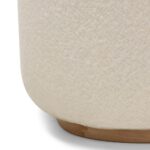 Polsterdatud tugitool MORELA valge ümarad kujundid Elutoamööbel Homewell 16