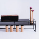 TV-alus RTV laud SENSO LILL METALL 170×45 P must Elutoamööbel Homewell 10