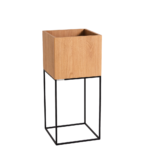Lillepott PALMUS METALL 80x35x35 naturaalne(3395) must Sisustus Homewell 7