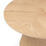 Kohvilaud 90 cm ORB ümmargune naturaalne tammevineer Elutoamööbel Homewell 12