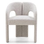 Polsterdatud tool JOEL hallikasbeež Söögilauatoolid, taburetid, pingid Homewell 11