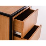 Riiul SKAP 1R1 DRAWER x2 must Elutoamööbel Homewell 12