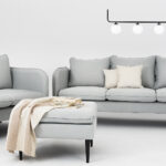 Diivan POSH BLACK 3kohaline platyna(et90) must Diivanid Homewell 10