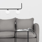 Nurgadiivan POSH L BLACK teras(et91) must Elutoamööbel Homewell 15